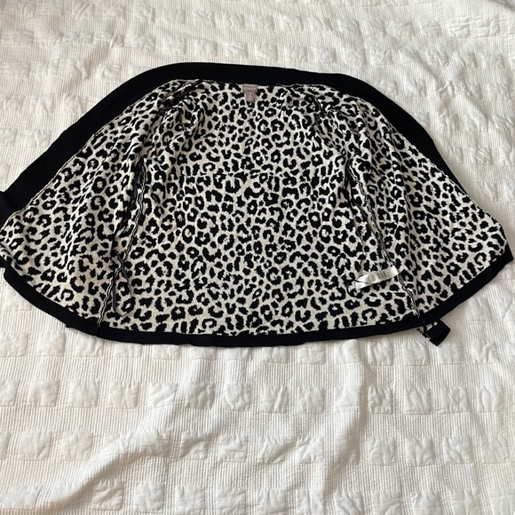 Leopard/gold Print Cardigan, size 2 - Picture 10 of 11